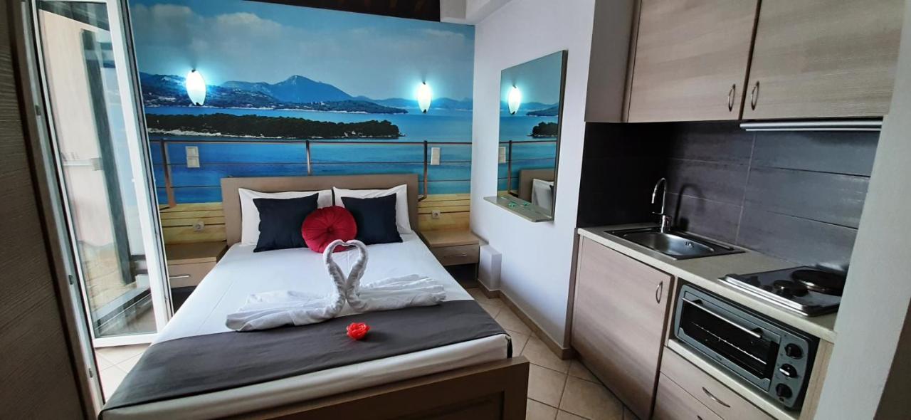 Blue Bay Apartments Sívota Esterno foto